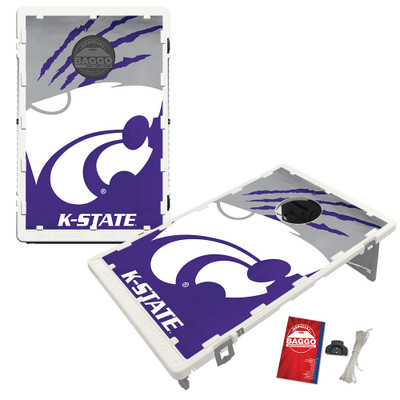 Kansas State Wildcats Fanatic Baggo Portable 2x3 Bean Bag Toss Game Kansas State Wildcats Fanatic Baggo Portable 2x3 Bean Bag Toss Game