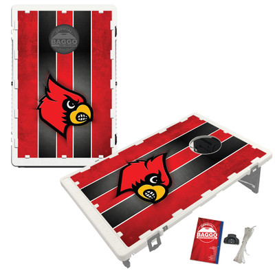 Louisville Cardinals Fanatic Baggo Portable 2x3 Bean Bag Toss Game Louisville Cardinals Fanatic Baggo Portable 2x3 Bean Bag Toss Game