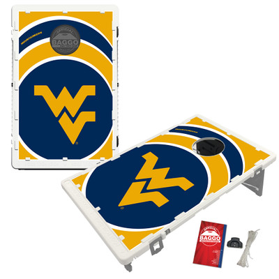 West Virginia Mountineers Vortex Baggo Portable 2x3 Bean Bag Toss Game West Virginia Mountineers Vortex Baggo Portable 2x3 Bean Bag Toss Game