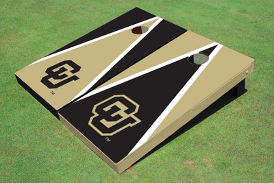 University of Colorado "CU" Alternating Triangle Cornhole Boards University of Colorado "CU" Alternating Triangle Cornhole Boards