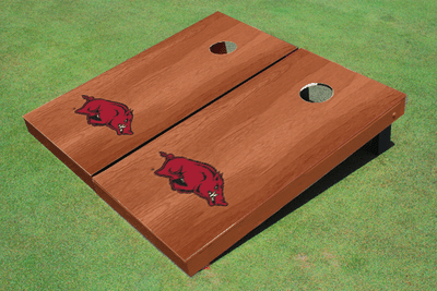 University Of Arkansas Solid Rosewood Cornhole Boards University Of Arkansas Solid Rosewood Cornhole Boards