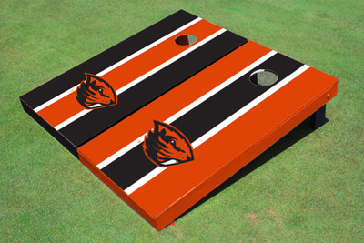 Oregon State University Alternating Long Stripe Cornhole Boards