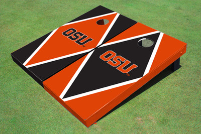 Oregon State University "OSU" Alternating Diamond Cornhole Boards Oregon State University "OSU" Alternating Diamond Cornhole Boards