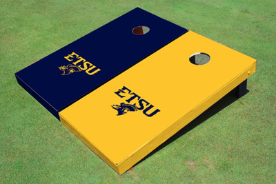 East Tennessee State University ETSU Alternating Solid Cornhole Boards East Tennessee State University ETSU Alternating Solid Cornhole Boards