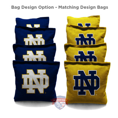 University of Notre Dame Cornhole Bags University of Notre Dame Cornhole Bags