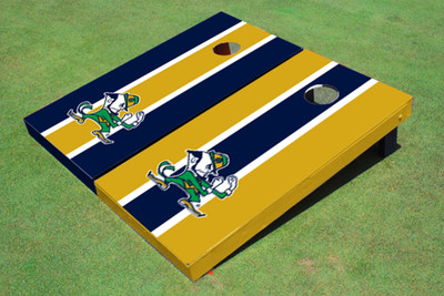 University of Notre Dame "Fighting Irish" Alternating Long Stripe Cornhole Boards