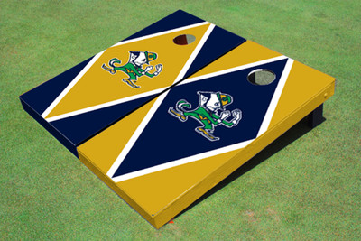 University of Notre Dame "Fighting Irish" Alternating Diamond Cornhole Boards University of Notre Dame "Fighting Irish" Alternating Diamond Cornhole Boards