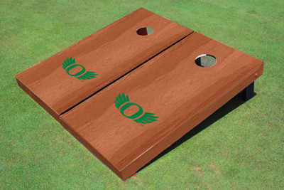 University of Oregon "Wings" Solid Rosewood Cornhole Boards