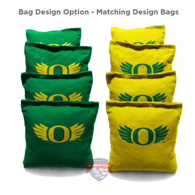 University of Oregon "Wings" Cornhole Bags University of Oregon "Wings" Cornhole Bags
