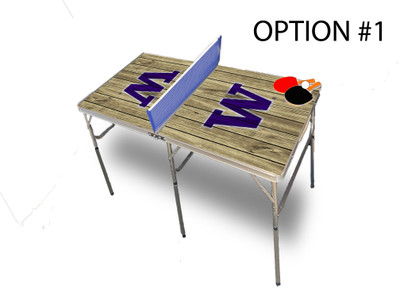 University Of Washington "W" Table Tennis/Ping Pong Table University Of Washington "W" Table Tennis/Ping Pong Table