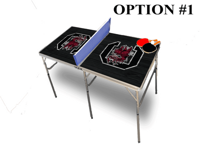 University of South Carolina Portable Table Tennis Ping Pong Folding Table w/Accessories University of South Carolina Portable Table Tennis Ping Pong Folding Table w/Accessories