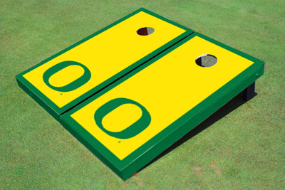 University of Oregon Hunter Matching Border Cornhole Boards University of Oregon Hunter Matching Border Cornhole Boards