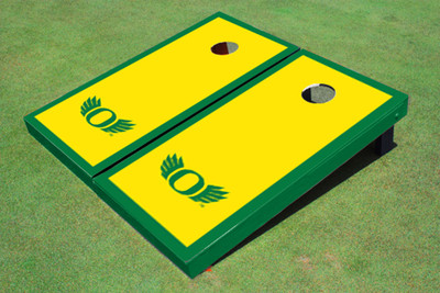 University of Oregon "Wings" Hunter Matching Border Cornhole Boards