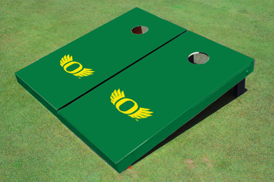 University of Oregon "Wings" Hunter Matching Solid Cornhole Boards University of Oregon "Wings" Hunter Matching Solid Cornhole Boards