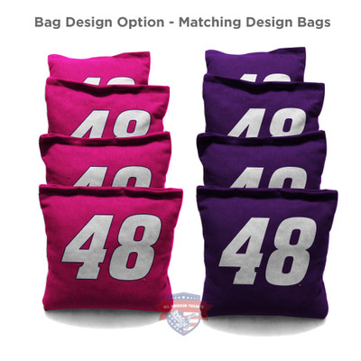 Alex Bowman #48 Cornhole Bags Alex Bowman #48 Cornhole Bags