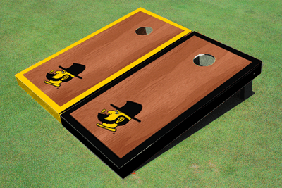 Appalachian State University "Yosef" Rosewood Alternating Border Cornhole Boards