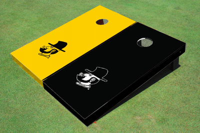 Appalachian State University "Yosef" Alternating Solid Cornhole Boards Appalachian State University "Yosef" Alternating Solid Cornhole Boards