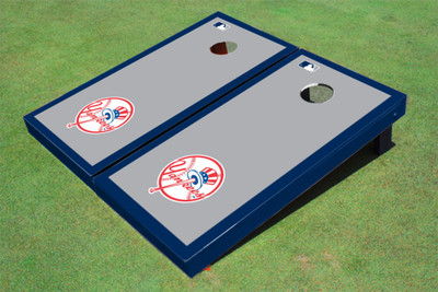 New York Yankees Club Navy Matching Border Cornhole Boards New York Yankees Club Navy Matching Border Cornhole Boards