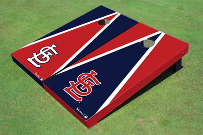 St. Louis Cardinals STL Alternating Triangle Cornhole Boards