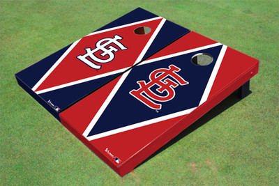 St. Louis Cardinals STL Alternating Diamond Cornhole Boards