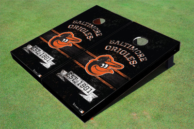 Baltimore Orioles Bird EST Cornhole Boards