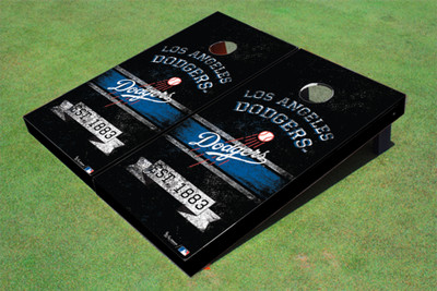 Los Angeles Dodgers Ball EST Cornhole Boards