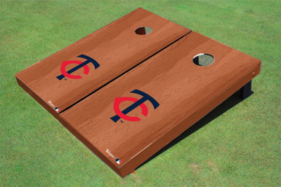 Minnesota Twins TC Solid Rosewood Cornhole Boards Minnesota Twins TC Solid Rosewood Cornhole Boards
