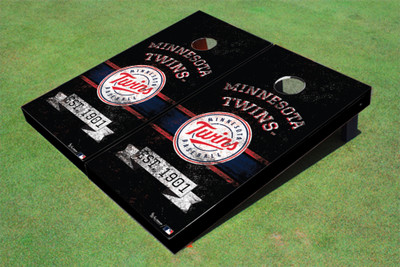 Minnesota Twins Club EST Cornhole Boards Minnesota Twins Club EST Cornhole Boards