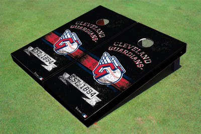 Cleveland Guardians Ball EST Cornhole Boards