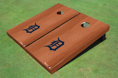 Detroit Tigers D Solid Rosewood Cornhole Boards
