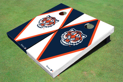 Detroit Tigers Tiger Alternating Diamond Cornhole Boards