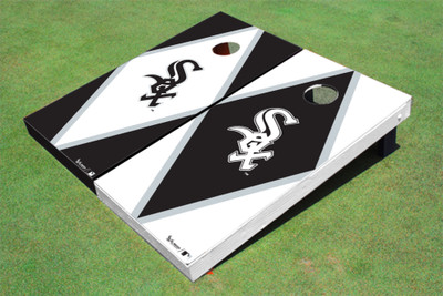 Chicago White Sox "Sox" Alternating Diamond Cornhole Boards