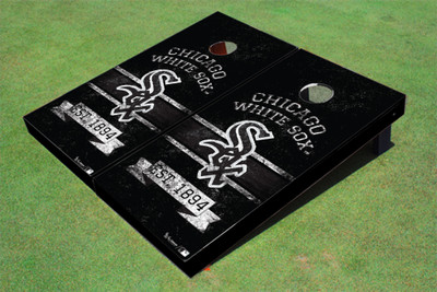 Chicago White Sox "Sox" EST Cornhole Boards