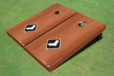 Chicago White Sox Sock Solid Rosewood Cornhole Boards