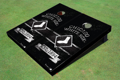 Chicago White Sox Sock EST Cornhole Boards