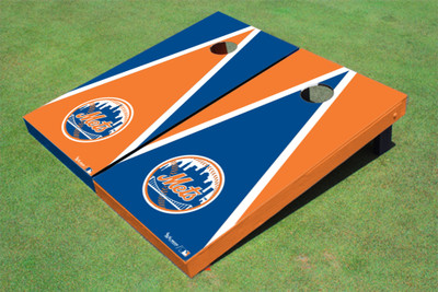 New York Mets Club Alternating Triangle Cornhole Boards