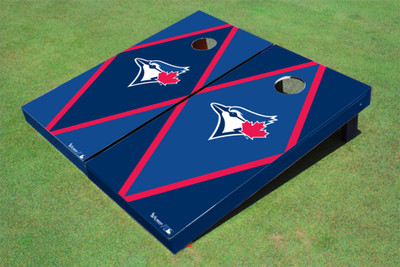 Toronto Blue Jays Bird Alternating Diamond Cornhole Boards