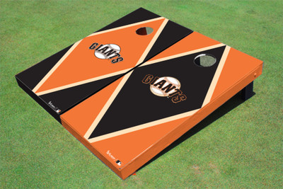 San Francisco Giants Ball Alternating Diamond Cornhole Boards