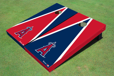 Los Angeles Angels A Alternating Triangle Cornhole Boards