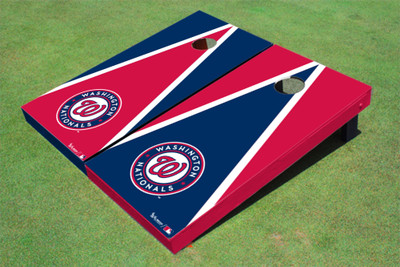 Washington Nationals Circle Alternating Triangle Cornhole Boards