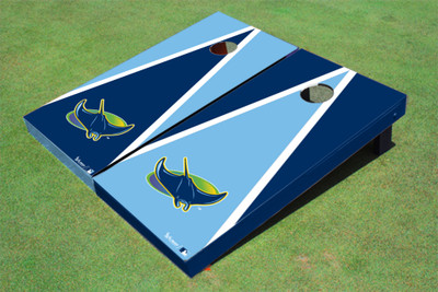 Tampa Bay Rays Alternating Triangle Cornhole Boards