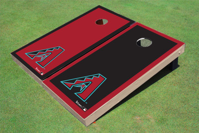 Arizona Diamondbacks A Alternating Border Cornhole Boards