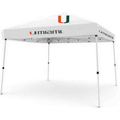 University of Miami  10 x 10 Pop Up Canopy Tent 