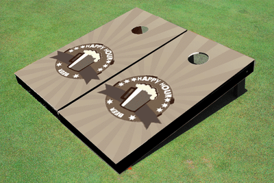 Happy Hour Cornhole Board Set