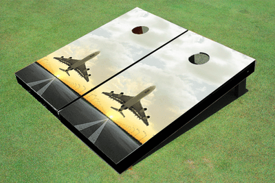 Jet sunset #2 Custom Cornhole Board Jet sunset #2 Custom Cornhole Board