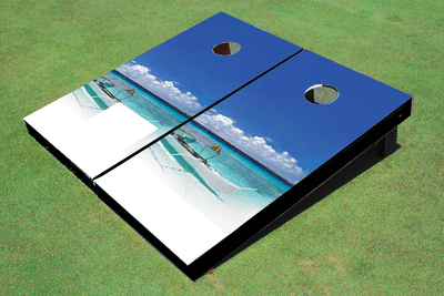 South Seas Boat Custom Cornhole Board South Seas Boat Custom Cornhole Board