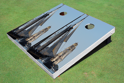 Sailing Boat #1 Custom Cornhole Board Sailing Boat #1 Custom Cornhole Board