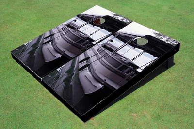 Pontoon Boat Custom Cornhole Board Pontoon Boat Custom Cornhole Board