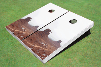 Monument Valley Custom Cornhole Board Monument Valley Custom Cornhole Board