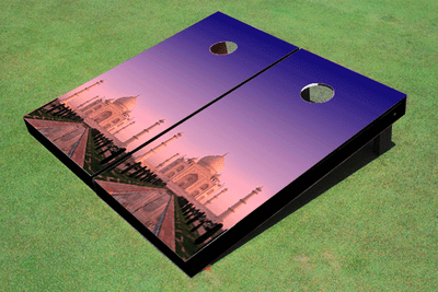 Taj Mahal Custom Cornhole Board